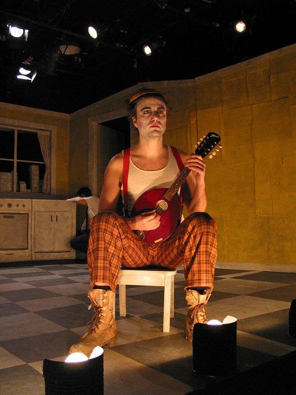 Manoel Felciano as Giovanni in Dario Fo's We Won't Pay!